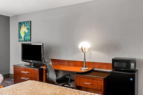 Room, 2 Queen Beds, Non Smoking | In-room safe, desk, laptop workspace, blackout drapes