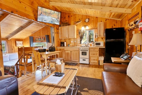 1 - Fishermans Cabin | Living area | Flat-screen TV