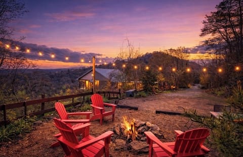 Imagine sitting by the fire in the evening.