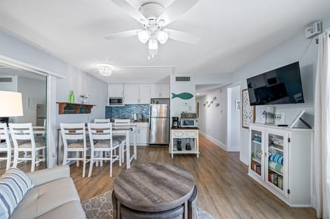 Open Living Area with Kitchen and Dining