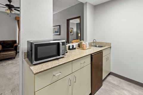 Suite, 1 King Bed with Sofa bed, Non Smoking | Premium bedding, laptop workspace, soundproofing, iron/ironing board