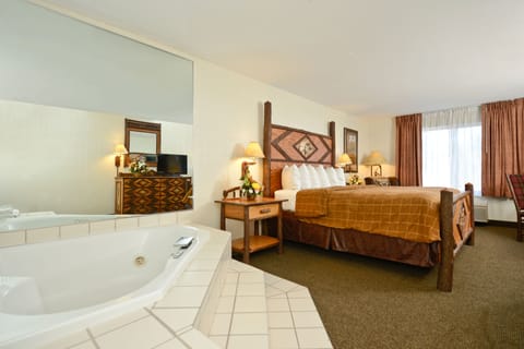 Superior Room, 1 King Bed, Accessible (King Jacuzzi room) | Pillowtop beds, desk, blackout drapes, iron/ironing board