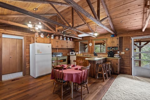 Kitchen and dining area.