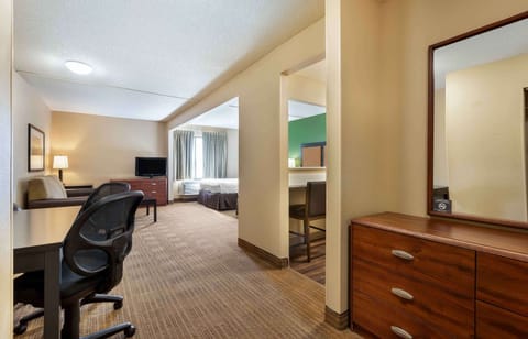 Deluxe Studio, Multiple Beds, Non Smoking | Desk, laptop workspace, iron/ironing board, free WiFi