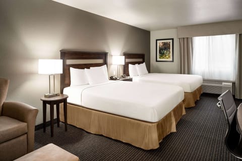 Room, 2 Queen Beds, Non Smoking | Desk, blackout drapes, iron/ironing board, free rollaway beds