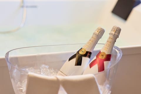 Executive Suite | Bathroom | Free toiletries, hair dryer, bathrobes, slippers