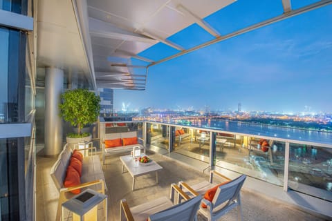 Grand Suite Waterfront with Terrace, with Hermes Amenities & Jacuzzi | View from room