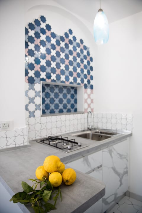 Family Studio, Sea View | Private kitchen | Electric kettle