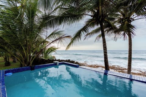 Outdoor Oceanfront pool. 