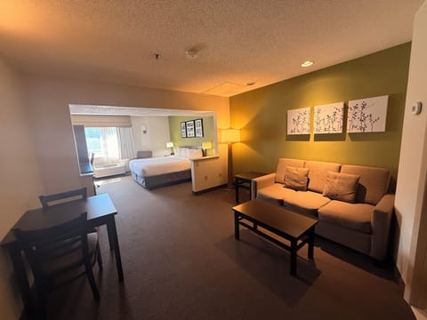 1 King Bed with Sofa bed, Non Smoking | Desk, laptop workspace, blackout drapes, iron/ironing board