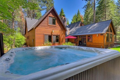 Exterior Back with Spa