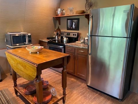 Fully stocked kitchen