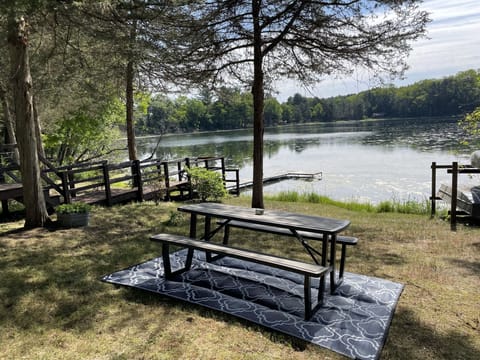 Picnic table for outdoor dining!