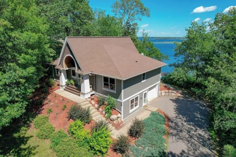 Nestled atop a bluff on Gull Lake!