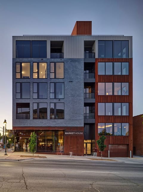 Building entrance.  Keyless entry.  