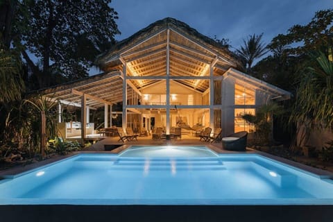 at night time, special things happen, and the lighting of your private pool creates the perfect atmosphere.