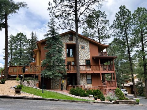 Main Building Pinon Park Condo's Trip Advisor 5 Star!  Mountain views and pines!