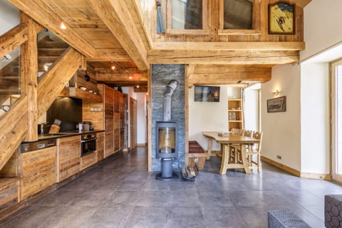 Stylish alpine living area