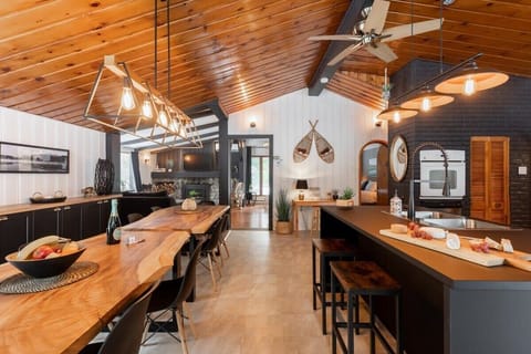 Gather and rejuvenate where rustic charm meets natural light.