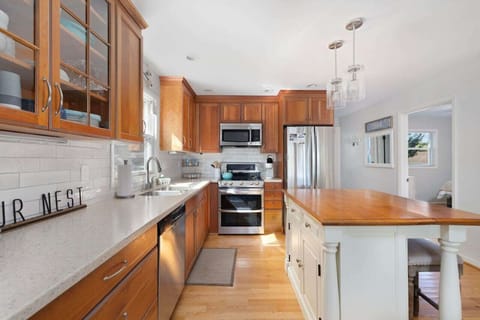 Functional and stylish, this kitchen will inspire you to cook up something delicious.