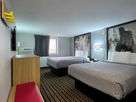 Room, 2 Queen Beds, Non Smoking | Desk, blackout drapes, WiFi (free), alarm clocks