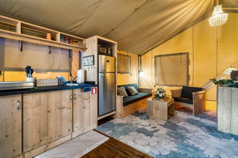 An open floor plan for a spacious feel.