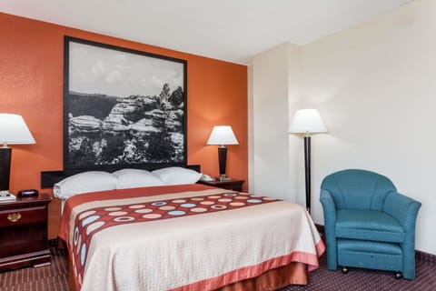 Desk, blackout drapes, iron/ironing board, free cribs/infant beds