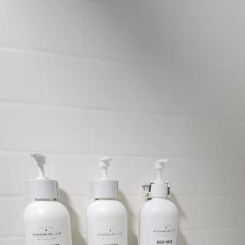 Free toiletries, hair dryer, towels