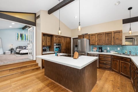 Make delicious meals and unforgettable memories in the spacious and inviting kitchen