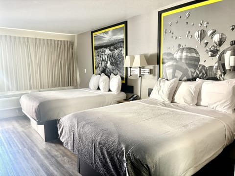 Room, 2 Queen Beds, Non Smoking | Desk, laptop workspace, blackout drapes, WiFi