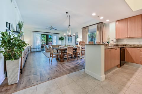 Large Dining Room table with plenty of room for eight guests