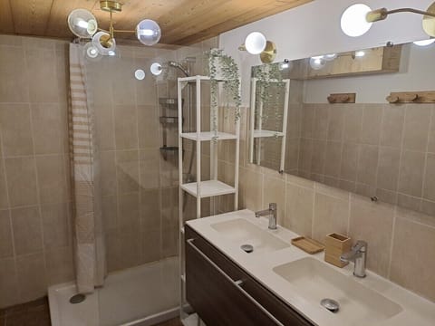 Salle de douche du rez-de-jardin