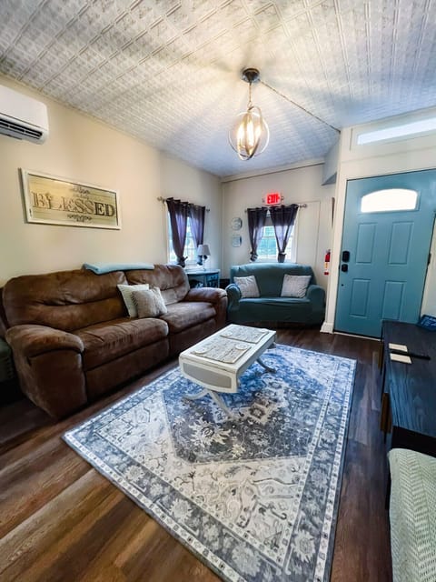 Living room with sleeper loveseat