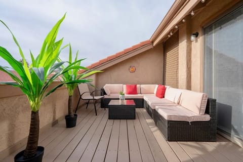 Private Patio Deck at the Sunshine Condo