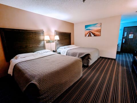 Standard Room, 2 Queen Beds | Premium bedding, desk, laptop workspace, blackout drapes