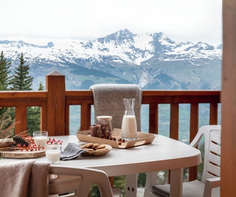 Appartement 6 personnes - 2 chambres - Vue montagne - Balcon | Terrace/patio
