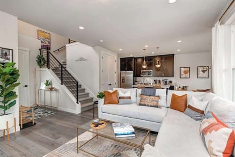 Living Room into Kitchen