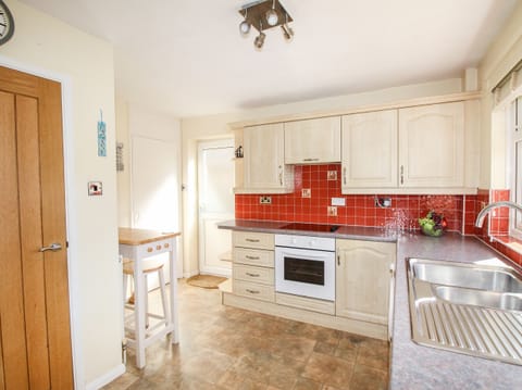 Fridge, dishwasher, electric kettle, toaster