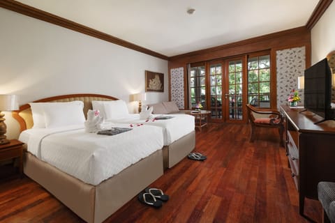 Premium bedding, down comforters, Select Comfort beds, in-room safe