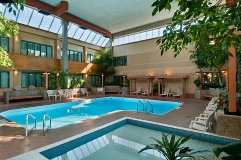 Indoor pool, open 9:30 AM to 10:00 PM, sun loungers