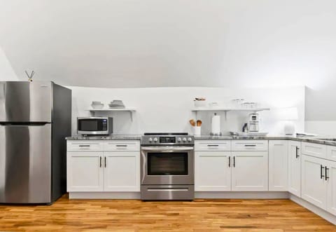 Check out our modern, fully-equipped kitchen—perfect for cooking your fave meal