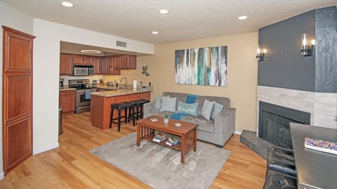 This modernized condo is well lit, with an open concept & tons of upgrades