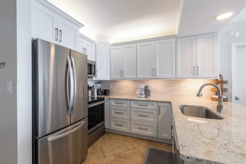 Kitchen is well equipped for guests who love to cook