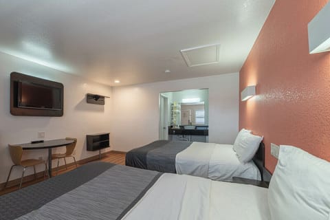 Room, 2 Queen Beds | Desk, WiFi, bed sheets