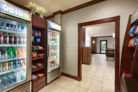 Purchase a snack at the pantry.