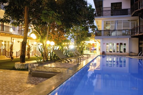 Front of property - evening/night