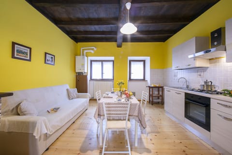 Kitchen and dining area