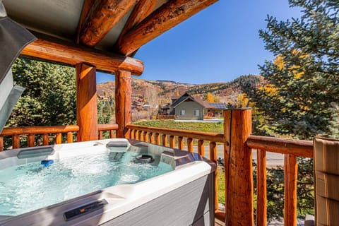 Hit the *private!* hot tub after a long day adventuring on the mountain