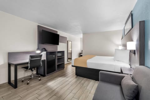 Room, 1 King Bed, Non Smoking | Iron/ironing board, rollaway beds, free WiFi, bed sheets