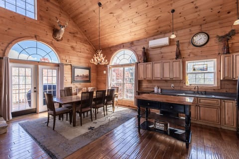 Kitchen & dining room on main floor